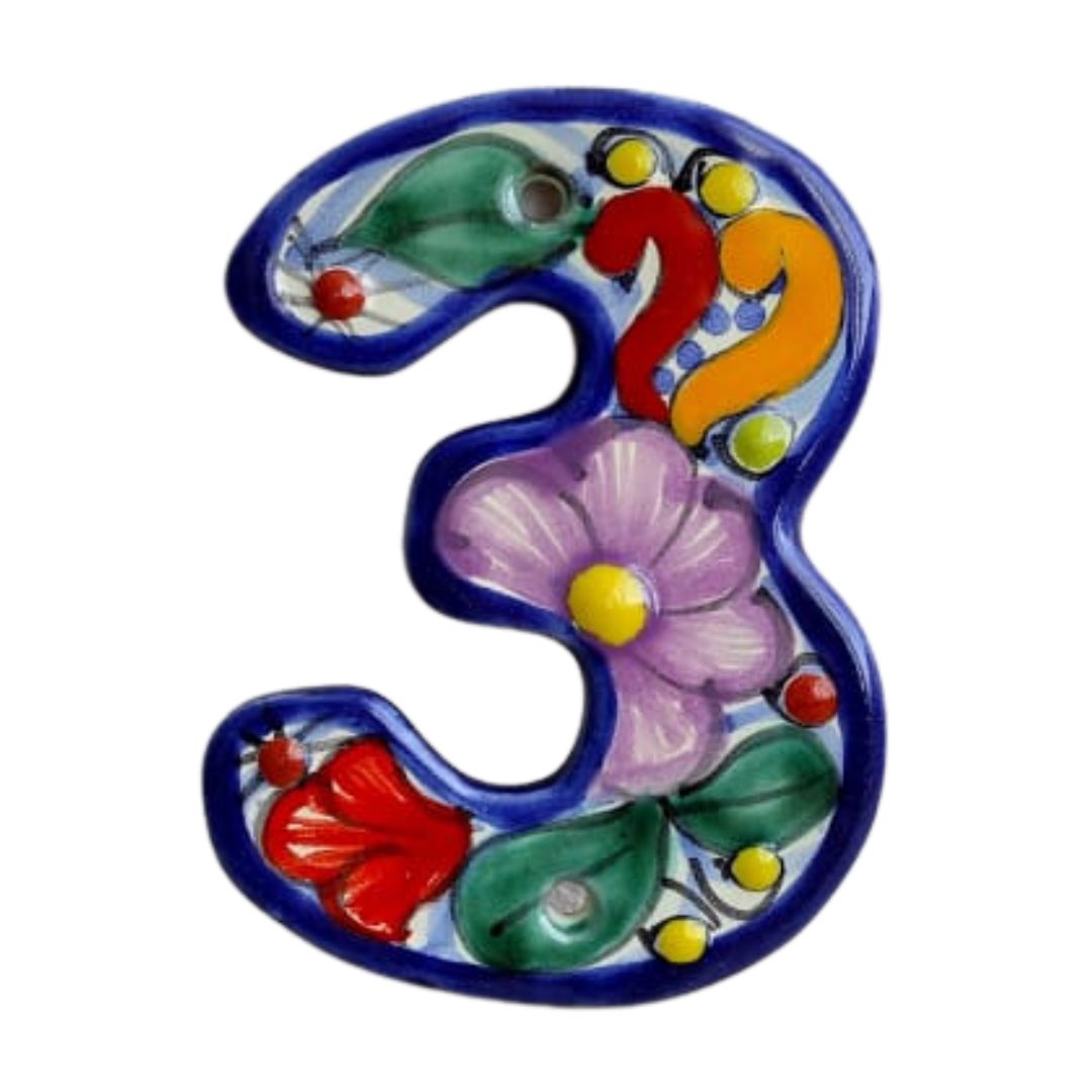 Números 9cm | Talavera 100% original