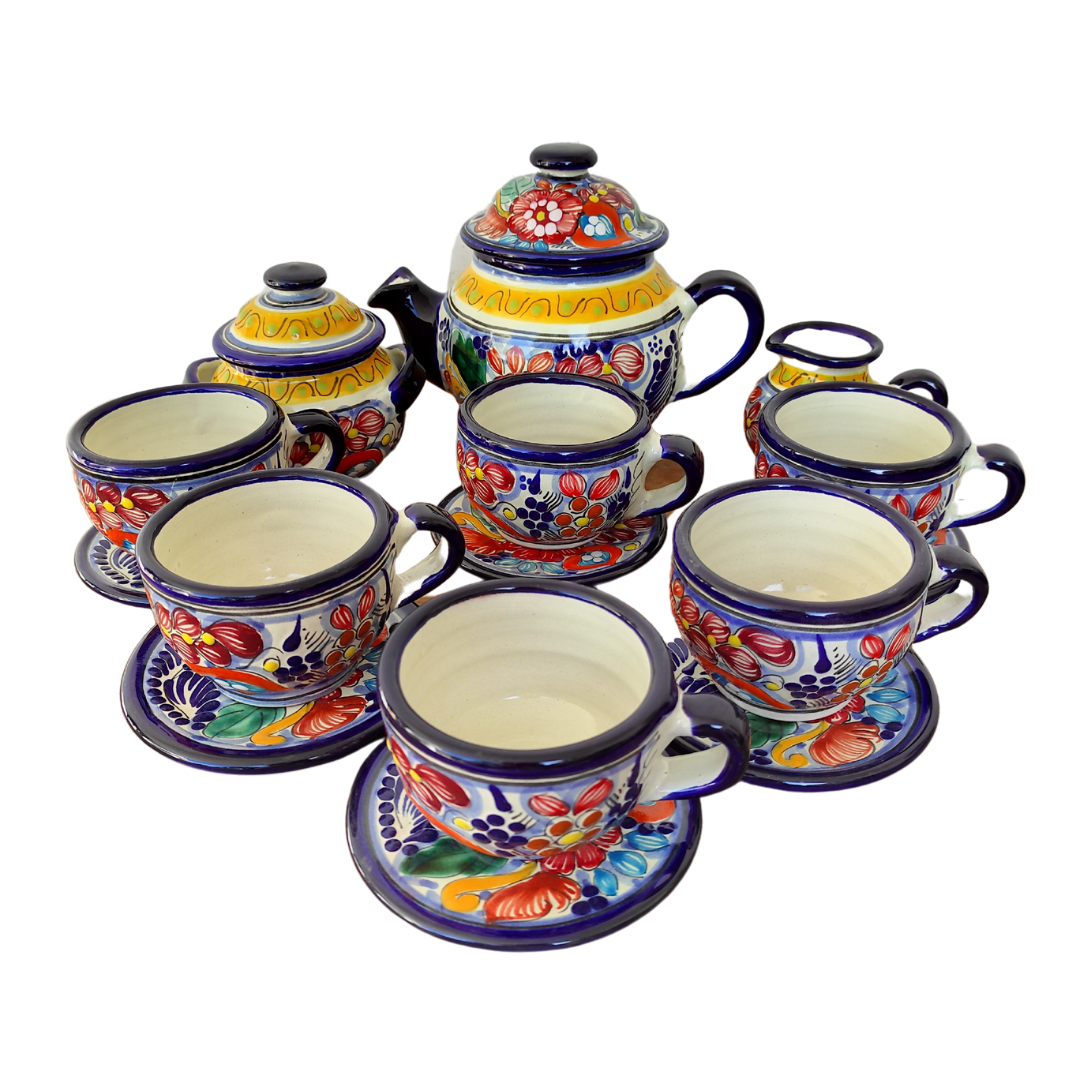 Mini juego de café | Talavera 100% original