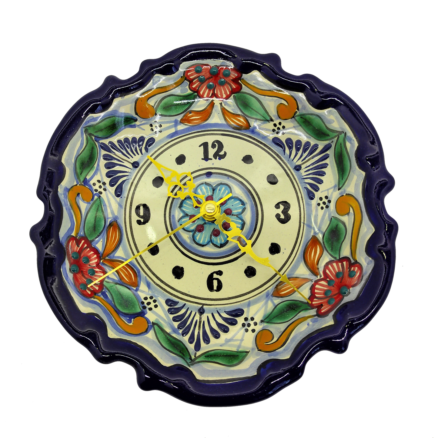 Reloj barroco 20cm | Talavera 100% original