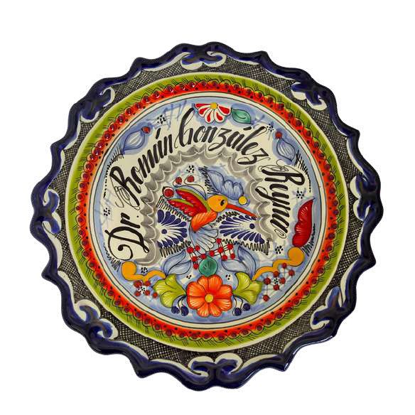 Plato estilo imperial 30cm | Talavera 100% original