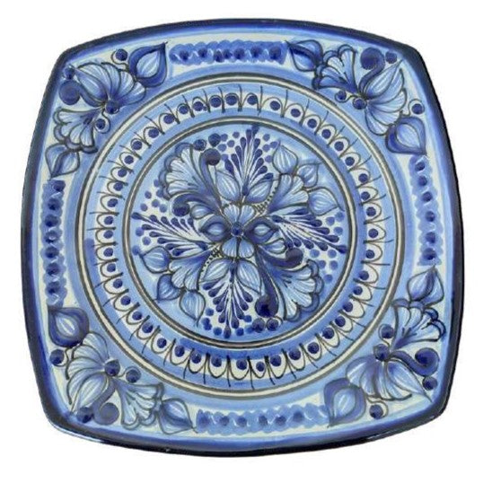 Plato cuadrado 20cm | Talavera 100% original