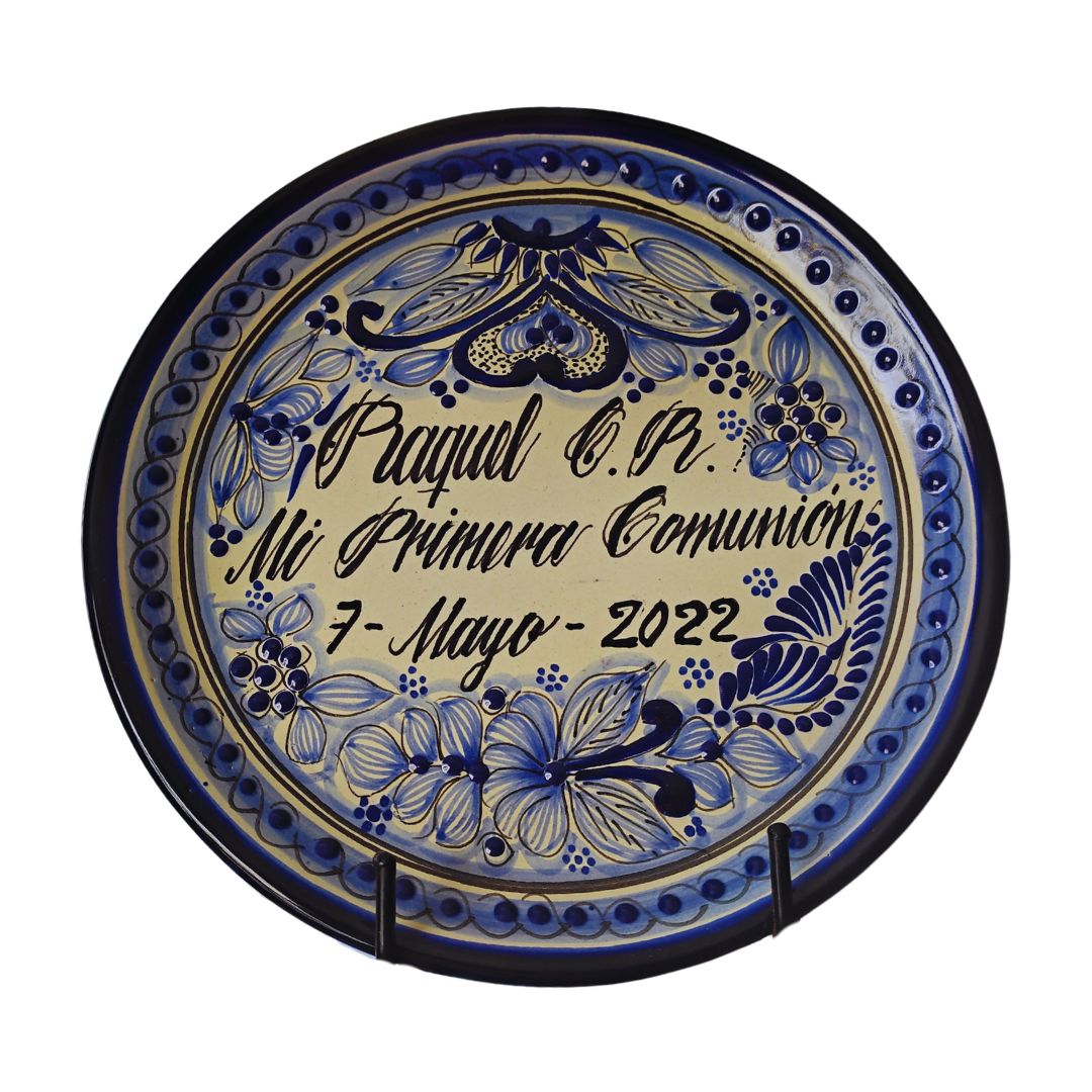 Plato personalizable | Talavera 100% original