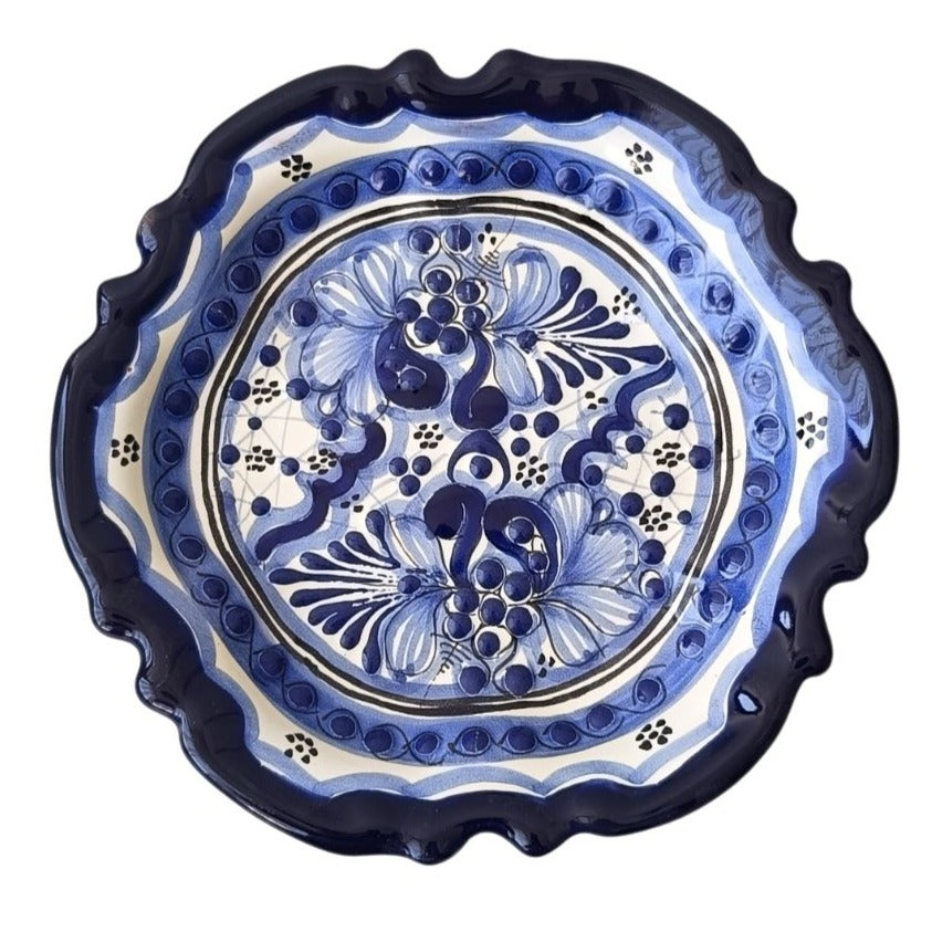 Plato estilo barroco 20cm | Talavera 100% original