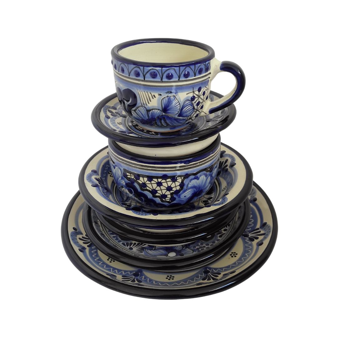 Vajilla "Azul tradicional" | Talavera 100% original