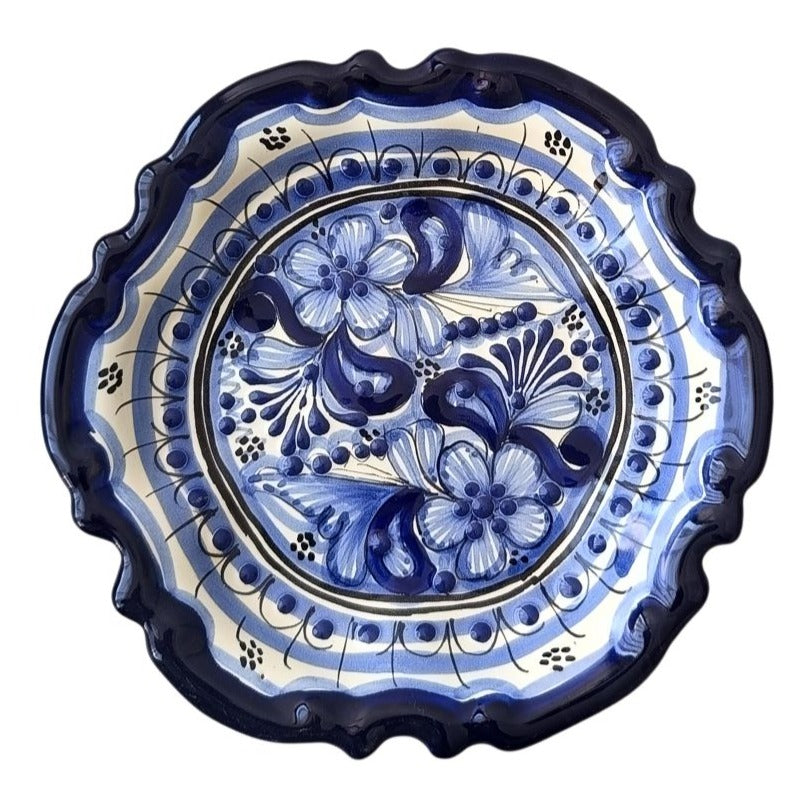 Plato estilo barroco 20cm | Talavera 100% original