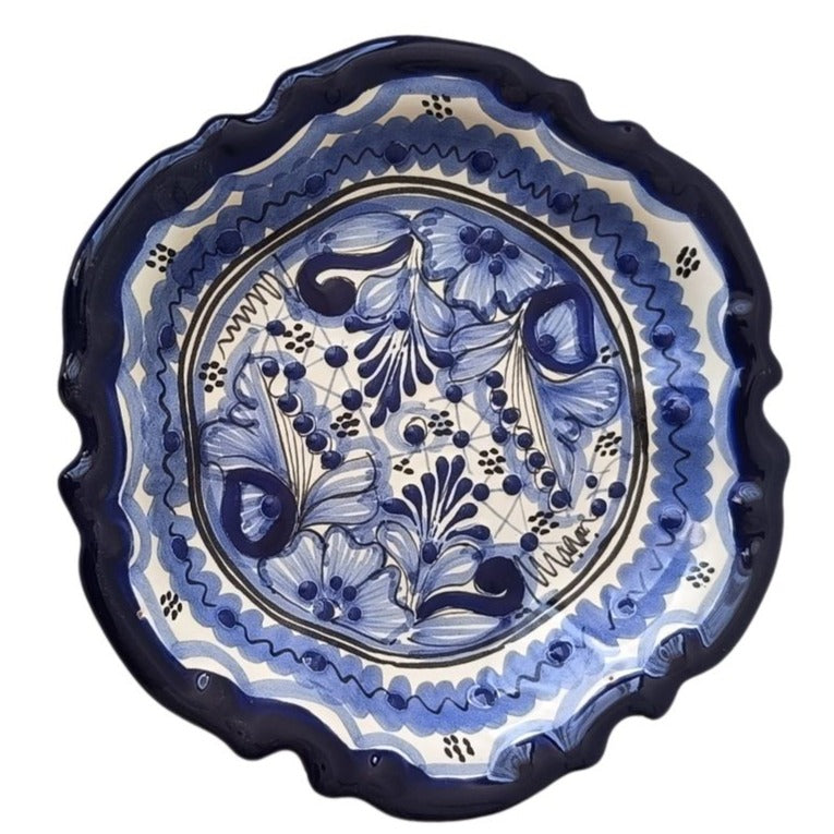 Plato estilo barroco 20cm | Talavera 100% original
