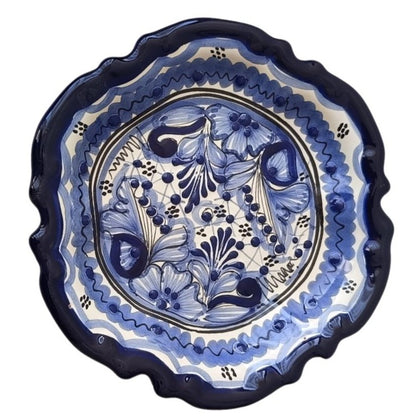 Plato estilo barroco 20cm | Talavera 100% original
