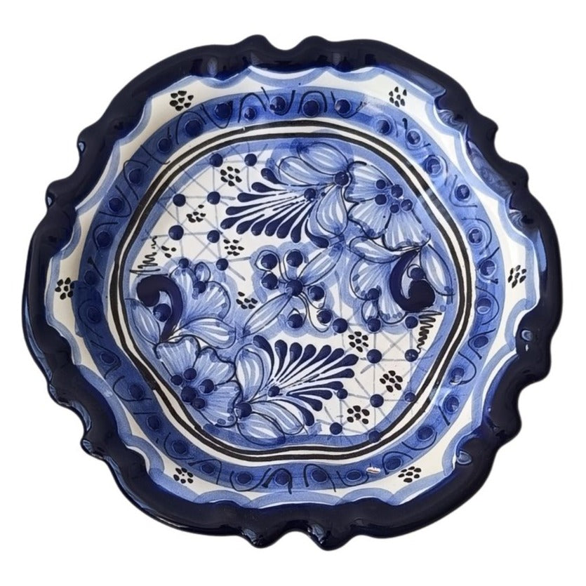 Plato estilo barroco 20cm | Talavera 100% original