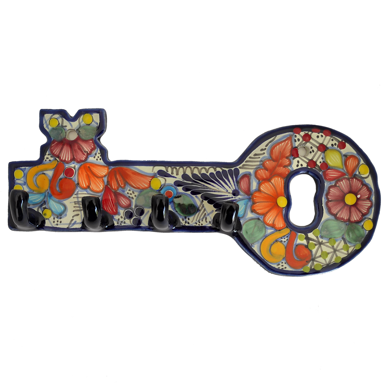 Porta llaves de llave | Talavera 100% original