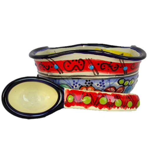 Salsera ondulada | Talavera 100% original