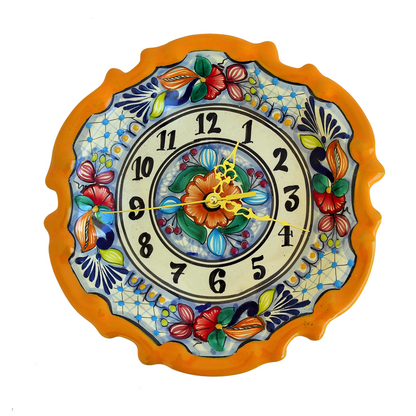 Reloj barroco 25cm | Talavera 100% original